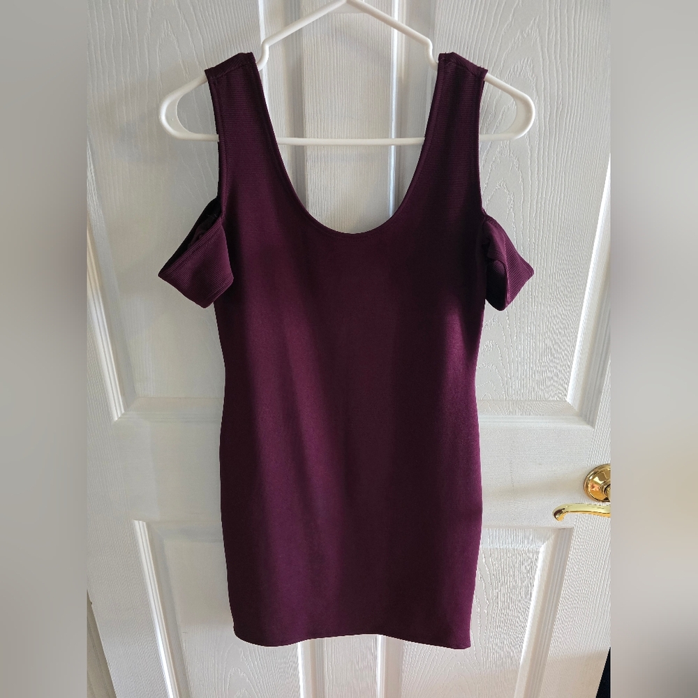 Vibrant Burgundy Cut Out Mini